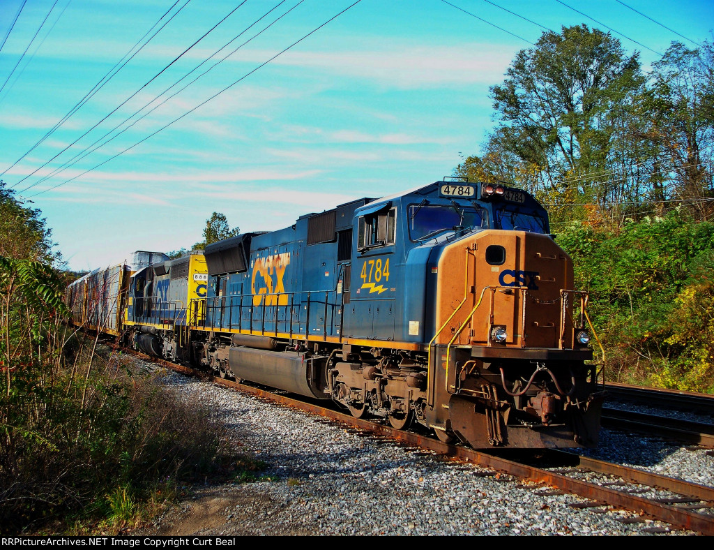 CSX 4784 and 8883